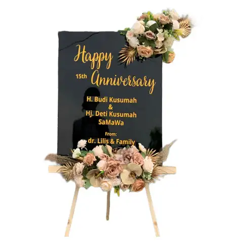 Papan Bunga Akrilik Beganjing